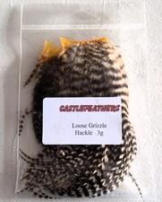 Loose Grizzle Hackle 3g