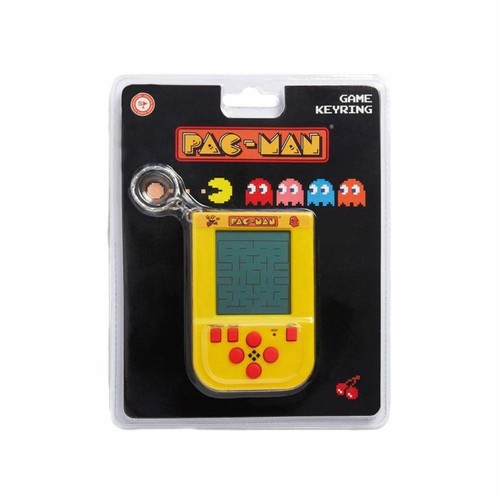 PacMan Mini Handheld Console Game Keyring Keychain Retro Video Games