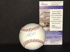 Chris Shaw San Francisco Giants JSA COA Debut Autographed Signed Baseball D