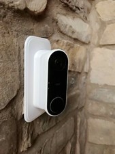 Nest Hello Doorbell Wall Plate 45 degree Angle Mount Kit Left/Right -WHITE
