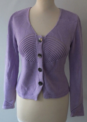 BONiTA fabelhafter Strick Cardigan M 38 40 TOP Lila