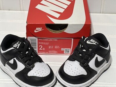 Nike Dunk Low (TDE) Panda Black White CW1589-100 Size Nike Dunk Low (TDE) Panda Black White CW1589-100 Size