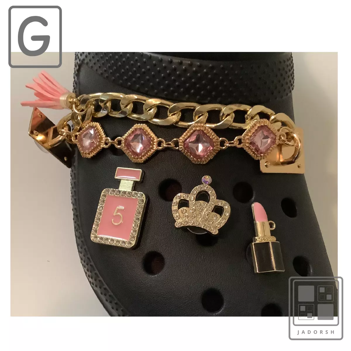 Crocs Charms Designer Luxury Shoe Charm  Designer Chain Croc Charm - Luxury  Diy Croc - Aliexpress