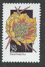 Scott #2685...29 Cent....Wild Flowers/Plains Prickly Pear...2 Stamps
