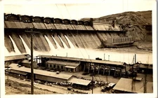 Grand Coulee Dam, Washington RPPC (1941)