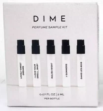 Dime Perfume EDT Sample Kit Set 7 Summers Dans Les Bois Malibu Night Love Smell