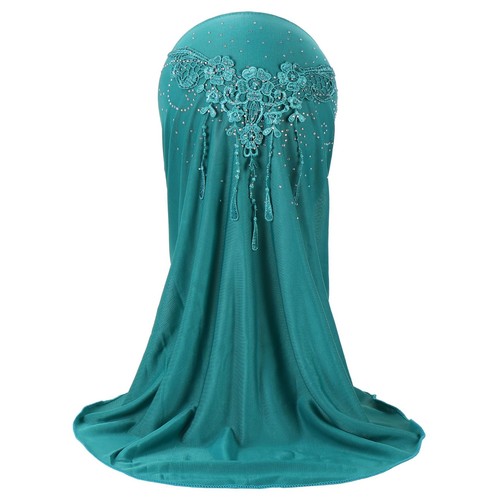 2-6Y Kids Girls Hijab Muslim Head Scarf Turban One Piece AI Amira Islamic Shawl - Picture 21 of 25