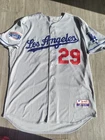 2010 MLB Game Issued/Worn Majestic Los Angeles Dodgers Ted Lilly Jersey 50 Patch