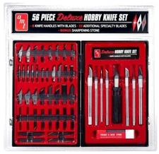 AMT BT004/12 56 Piece Hobby Knife Tool Set Brand new/ Sealed USA Made