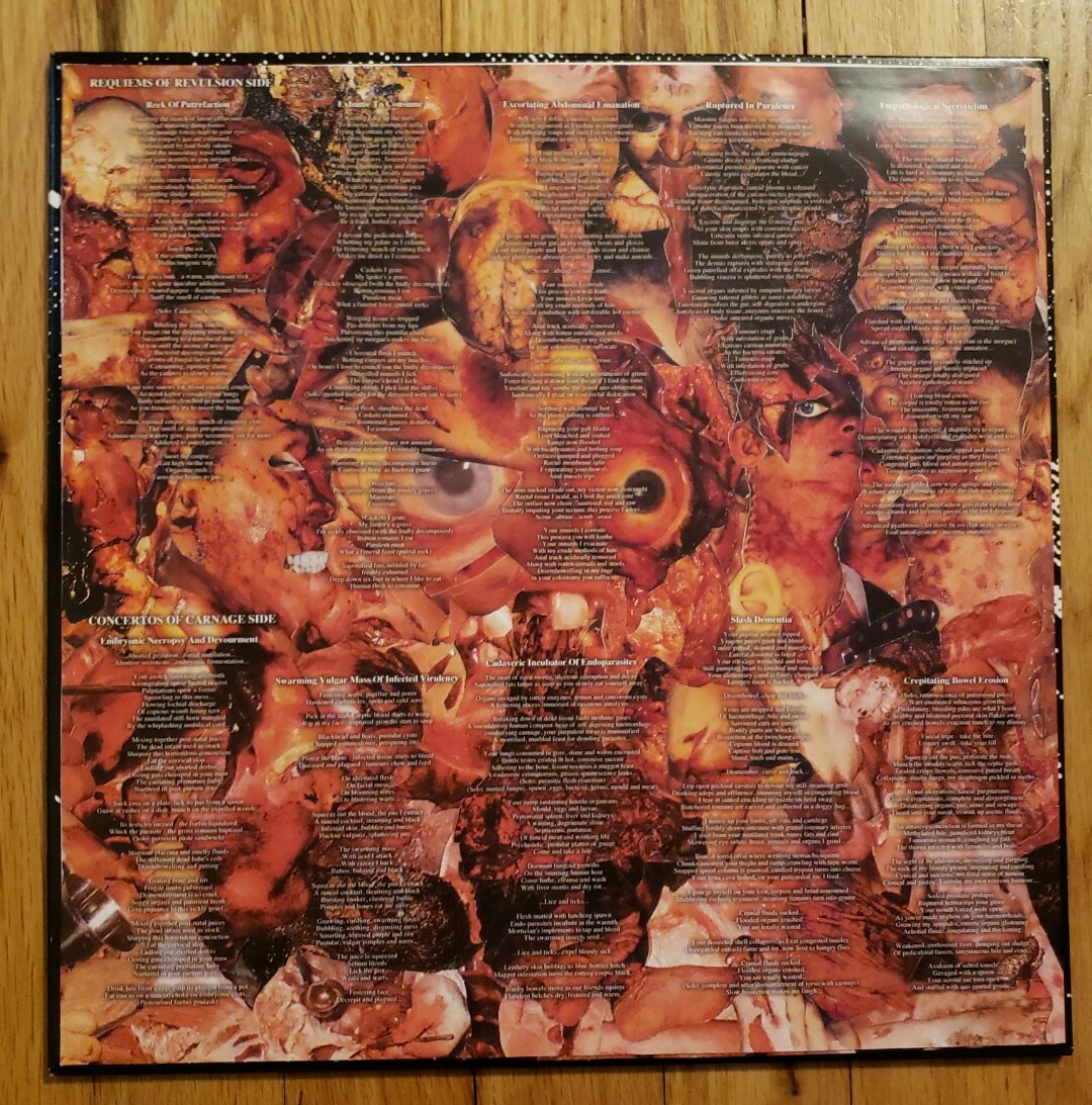 Carcass - Symphonies Of Sickness LP Vinyl 2013 Limited ED UK Black