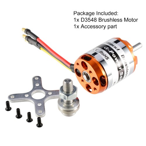9imod D3548 1100KV Brushless Outrunner Motor 2-5S For Mini RC Plane Aircraft - Picture 12 of 12