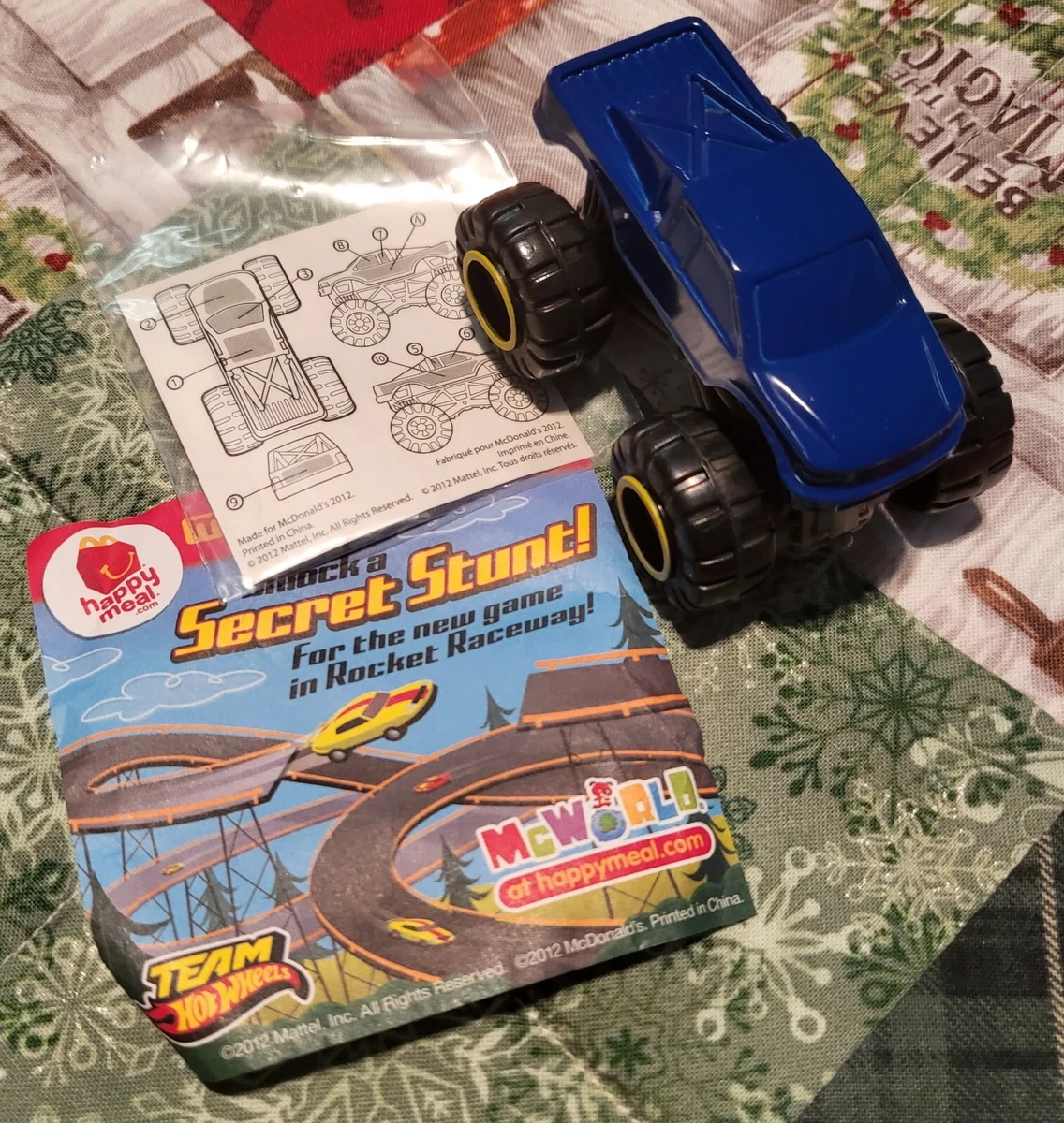 McDonalds Happy Meal Team Hot Wheels Monster Truck Toy New