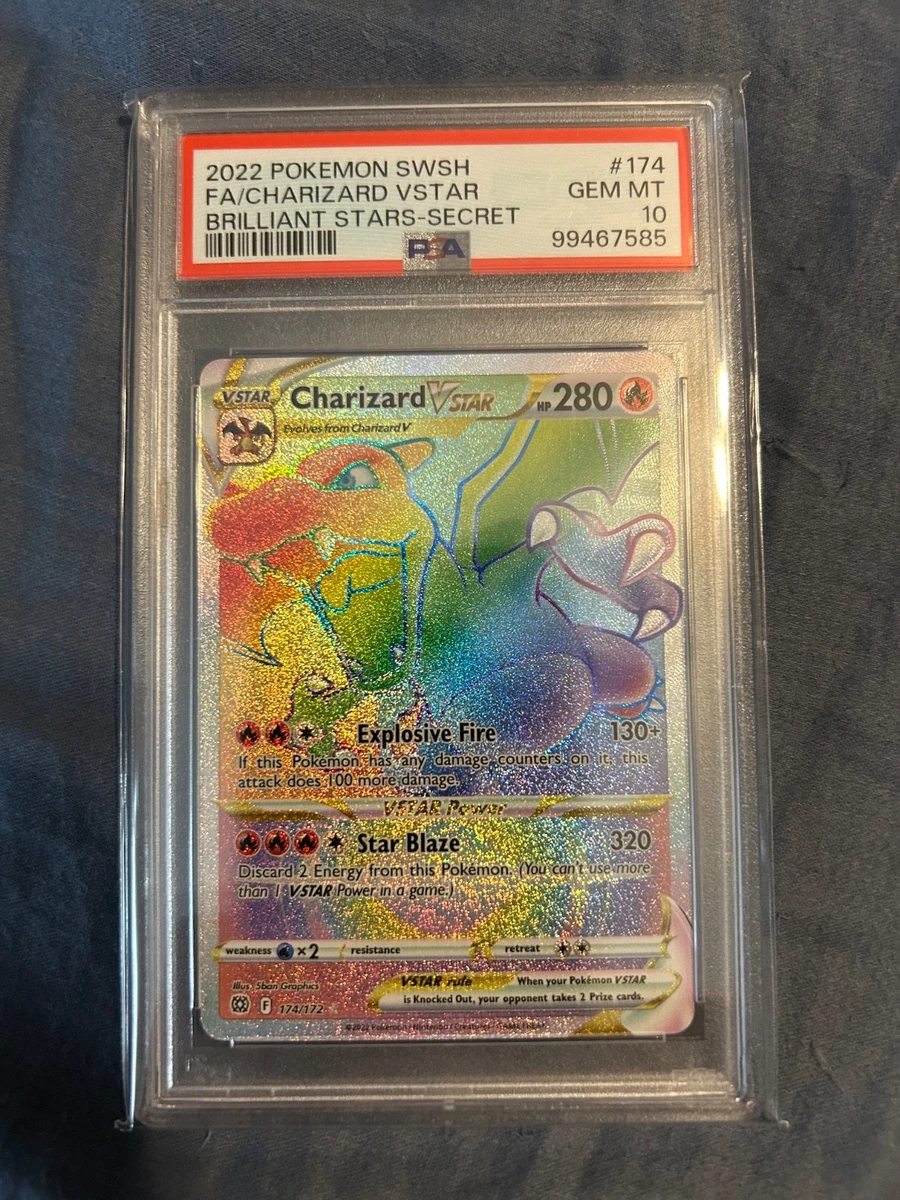 rare charizard card ebay Secret PSA Pokémon Individual Trading Cards for sale Charizard EX 183/165 Ultra Rare