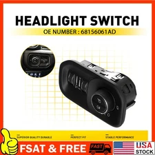 Headlight Light Lamp Switch Control 68156061AD For 2019-2024 RAM 1500 2500 3500