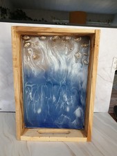 Tablett Maritim Muscheln Sand Epoxidharz Unik...