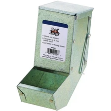 Little Giant Pet Lodge® Steel Small Animal Feeder With Lid | Cage Rabbit Holds S