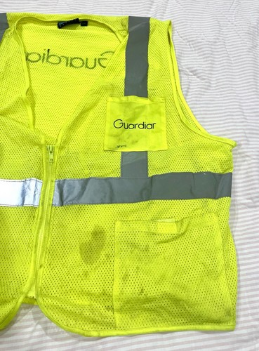 ERB Hi-Vis 3 Pocket Safety Vest Size 2XL 3M Scotchlite Reflective Hi Visibility - Picture 3 of 6