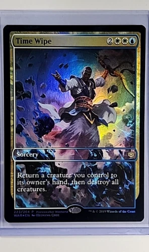 MTG Magic The Gathering PEP Planeswalker Event Full Art Promo Foil 223 Time Wipe