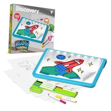 Discovery Glow Tracing Light-Up Art Tablet – Includes 10 Templates, 10 Blank 