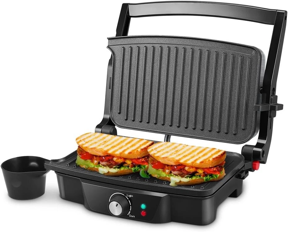 Panini Maker 2 Slice Panini Press Grill Electric Sandwich Maker Non-Stick Coated
Opens in a new wind