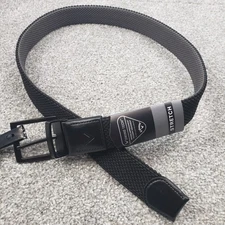 Callaway Swing Tech Reversable Braided Black Gray Stretch Belt Small 30-32 in