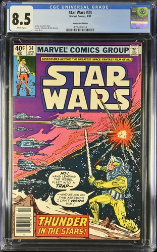 Star Wars #34 (4/80) Graded CGC 8.5 Newsstand Edition