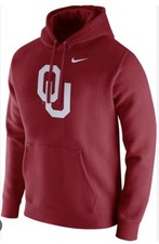 NWT Men s Nike OU Oklahoma Sooners Hoodie Red Medium Sweatshirt M