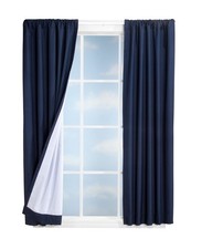 Microfiber Energy Saving Curtains - Set of 2