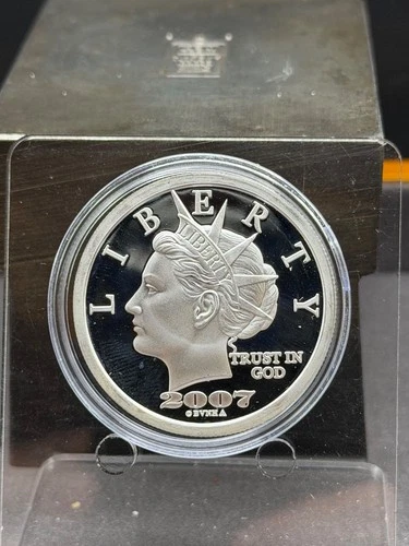 NORFED $20 - Rare 2006/2007 Double Date ~1 Oz Proof .999 Silver Encapsulated (B)