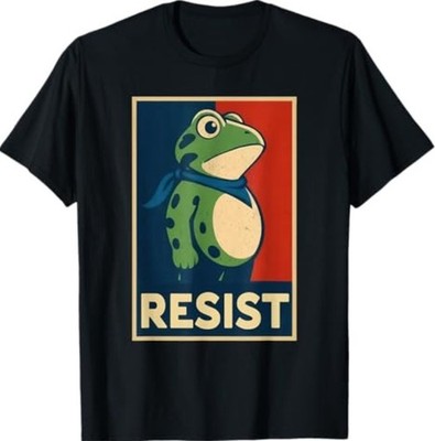 Resist Frog Portland Frog Protest for Men Women T-Shirt