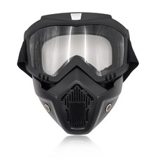 Motorcycle Goggles Windproof Dirt Bike Helmet Riding Mask UV Protection Transpar