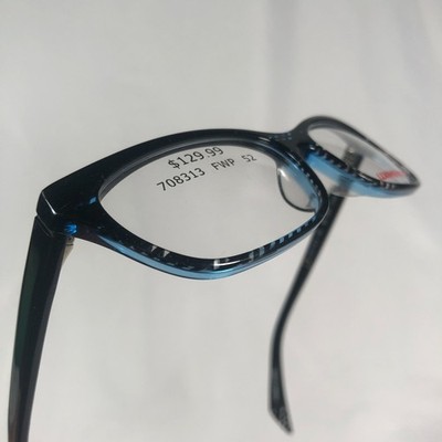 MIKLI MIKLI Eyeglasses Frame ML1264 C001 52-14.5-135 Black Blue France $130 MSRP