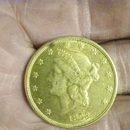 1893 Carson City $20 Liberty Head Double Eagle Gold Coin