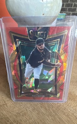 2025 Panini Select - Concourse Paul Skenes #28 Red Flash Prizm /299