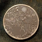 Happy Halloween Trick or Treat Coin 1 Troy Oz .999 Fine Silver Round Medal 999
