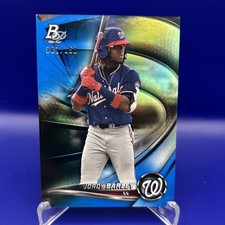 Jordy Barley 2022 Bowman Platinum Blue Bookend 1 /150 #TOP-46 Washington