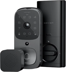 NEW - HAVION Deadbolt Smart Lock w/Camera - Chime, Wi-Fi, Video Doorbell