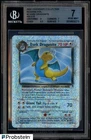 2002 Pokemon Legendary Collection #5 Dark Dragonite Reverse Holo Foil BGS 7 NM