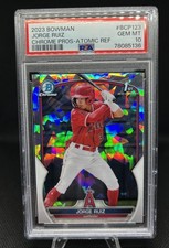 2023 Bowman - Chrome Prospects Jorge Ruiz #BCP-123 Atomic Refractor (RC)