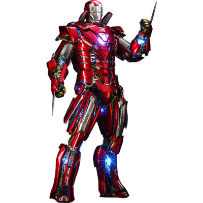 Iron Man 3 - Silver Centurion Armor Suit-Up 12'' Diecast Action Figure  [OE]