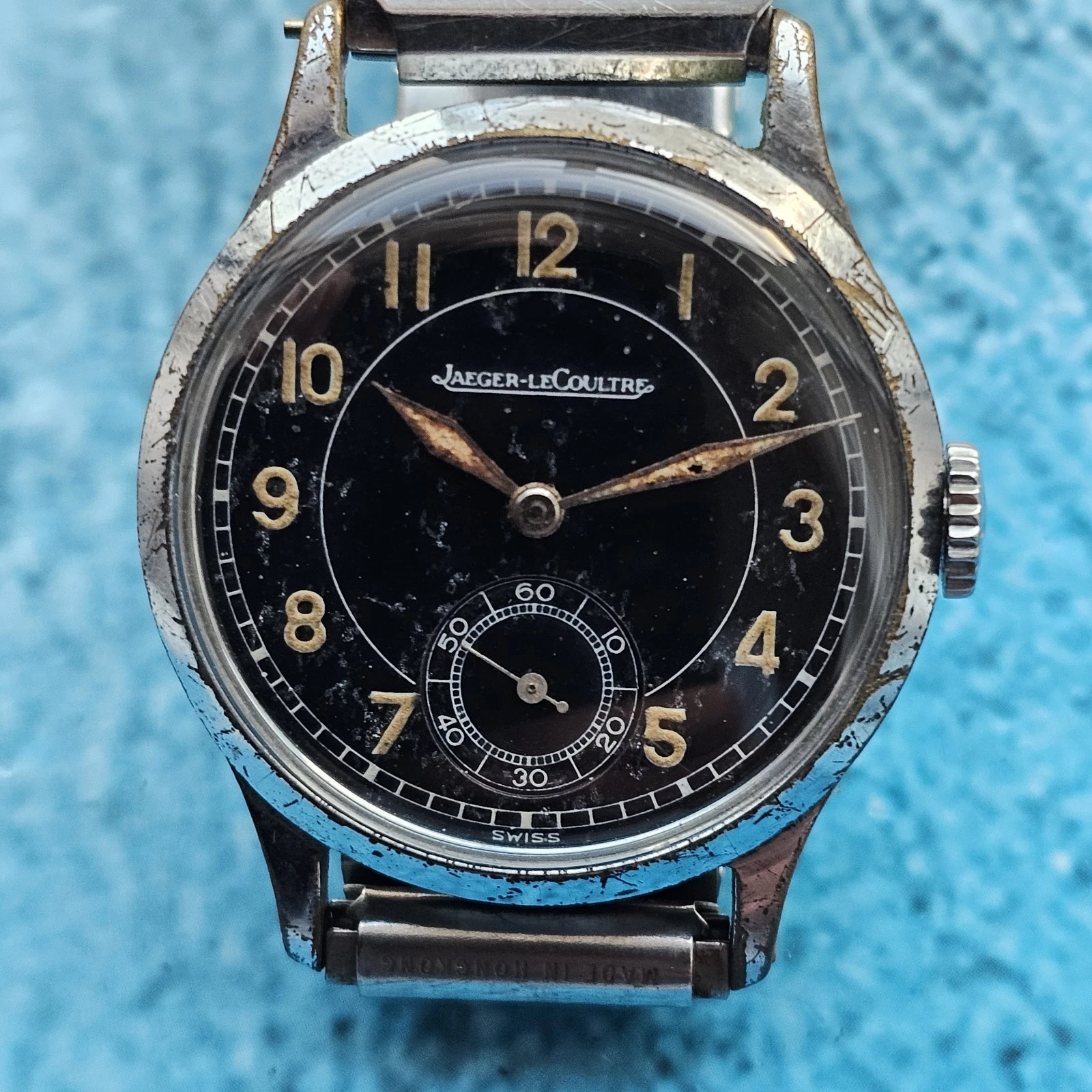 Jaeger LeCoultre — Vintage Jaeger LeCoultre Military Hand-Winding Men's Wristwatch Cal 463 A