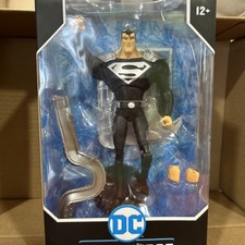 McFarlane DC Multiverse Superman Animated Series Black Suit Variant Figure
