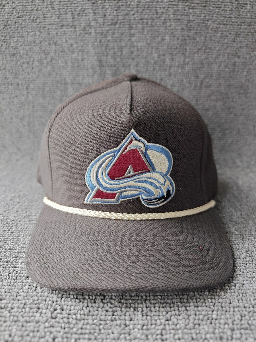 Mitchell & Ness Colorado Avalanche Ascend Deadstock Rope Snapback Hat Burgundy