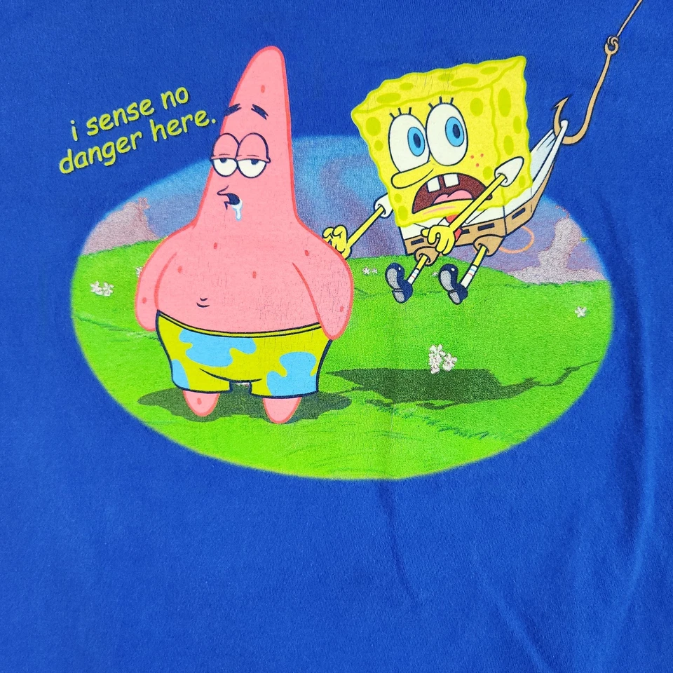 De Colección Bob Esponja Pantalones Cuadrados Camisa Niños Grande 2003 Y2K Nickelodeon Parte Inferior de Bikini Foto 4 de 4