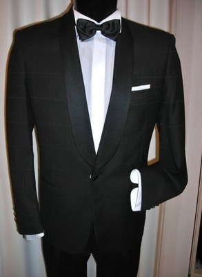 SMOKING HERREN SIGNIERT LUCIANO LAMBERTI SCHWARZ SMOKING KLEID WEDDING MAN