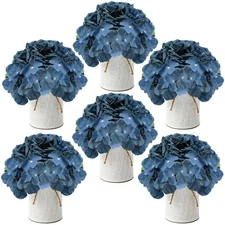 Flower Table Centerpieces - Set of 6 Floral Arrangement Artificial Wedding Hy...