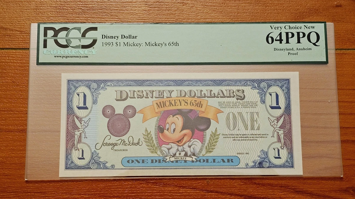 1993 Disney Dollar for sale | eBay