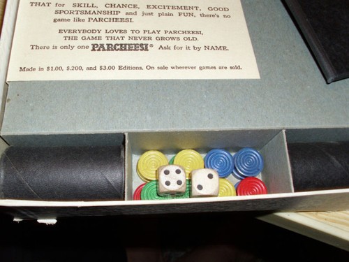 Selchow & Righter Parcheesi Edición Popular Nº 110 - De colección - 1959 - Imagen 3 de 4
