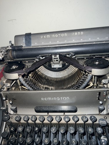 Vintage Remington Rand Typewriter 1939*broke Handle Carriage Return - Picture 5 of 12