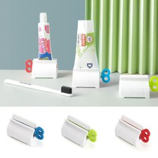 Rolling Tube Toothpaste Squeezer Easy Dispenser Seat Holder Stand BathroomDecor  